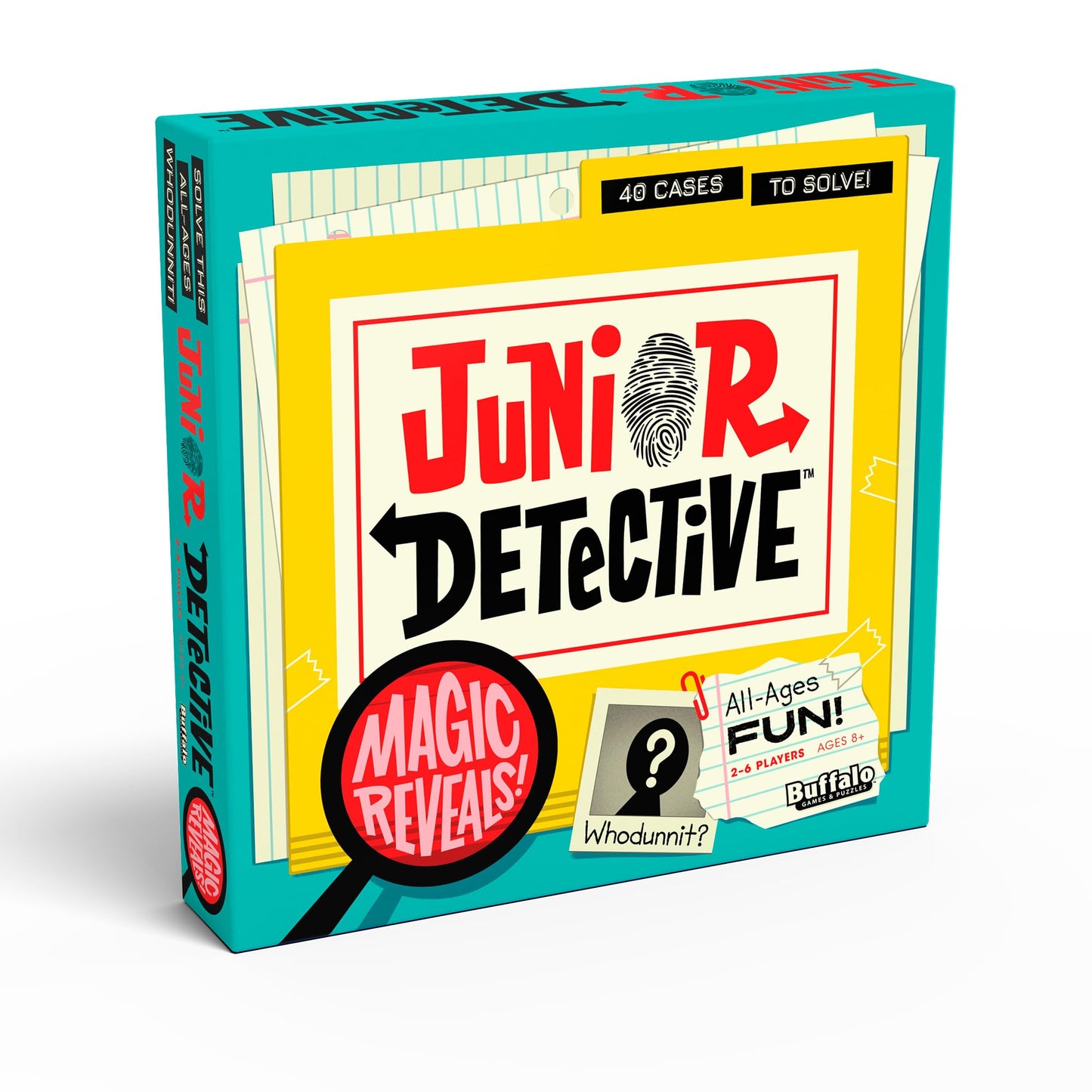 Junior Detective Game by Buffalo Games, Board Games for Kids 6-10, Family Board Games, Mystery Board Game for Kids, Cooperative Detective Game, Fun