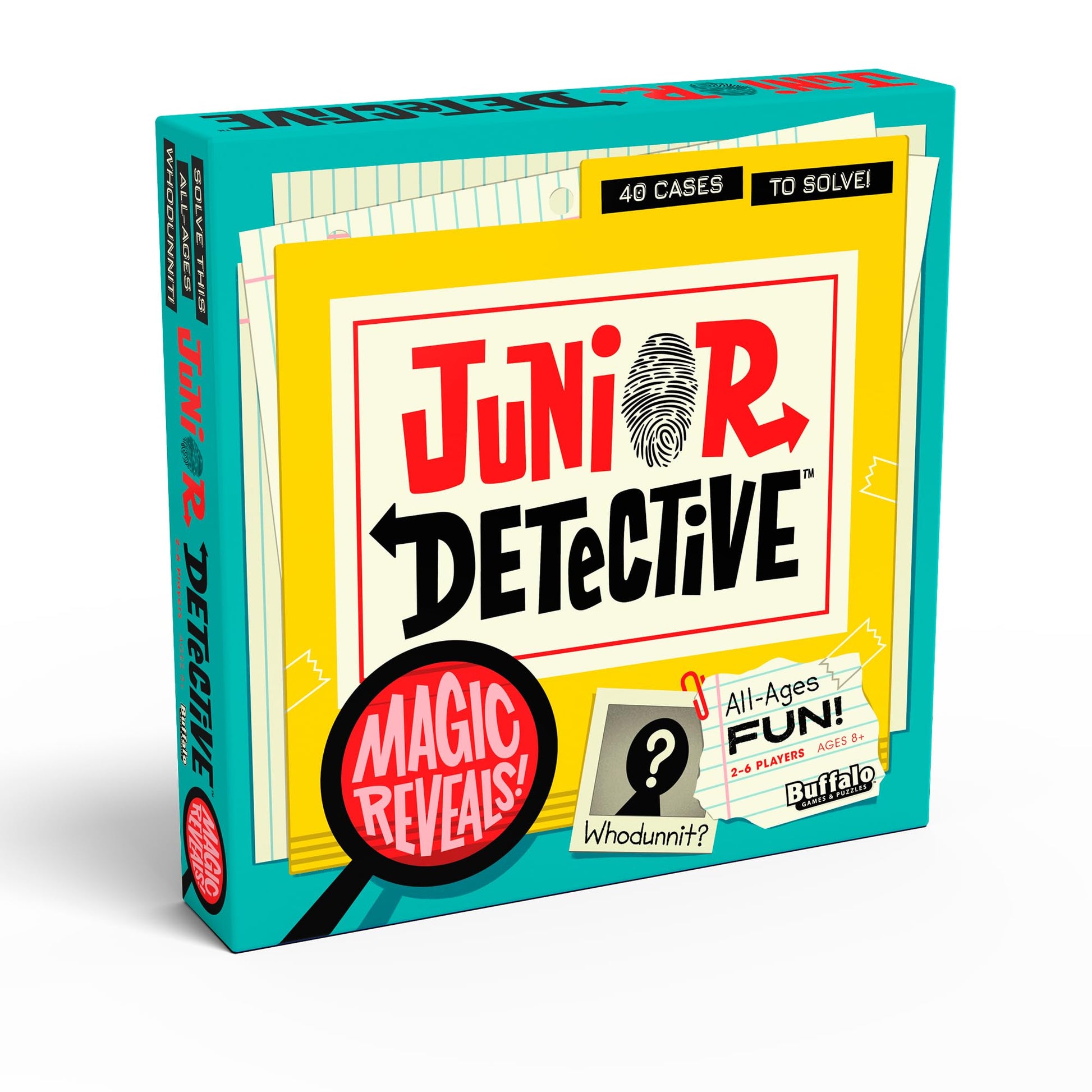 Junior Detective Game by Buffalo Games, Board Games for Kids 6-10, Family Board Games, Mystery Board Game for Kids, Cooperative Detective Game, Fun