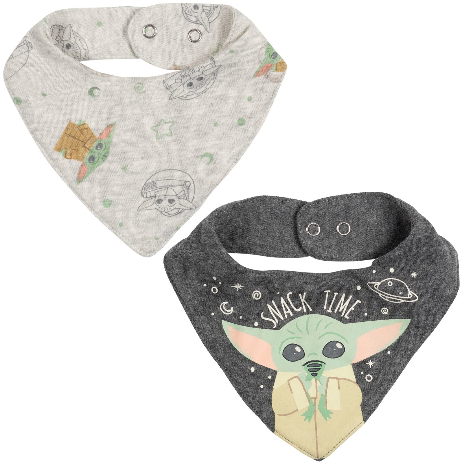 STAR WARS The Mandalorian The Child Infant Baby Boys Bodysuits Sleep N' Play Pants Hat and Bibs 8 Piece Outfit Set 12 Months
