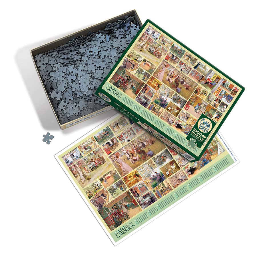 Cobble Hill 1000 Piece Puzzle - Carl Larsson - Sample Poster Included