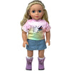 18 Inch Dolls with Soft Hair and Accessories - Soft Body 18 inch Doll with Poseable Vinyl Arms & Legs, Dress Outfit - Cute 18" Doll Set for Girls