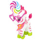 Zoonicorn Aliel Dress-Up Pink, 5in Interactive Figure with Green Shoes