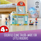 LEGO Friends Pet Clinic 41695 Building Kit; with 2 Mini-Dolls Including Mia, Plus Cat and Rabbit Toys; Creative Birthday Gift for Kids Aged 4 and up