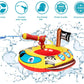 Pool Floats Kids with Water Gun, Pirate Ship Float for Toddler, Blow Up Swimming Pool Toys, Summer Fun Pool Inflatables Floaties for Boys Girls