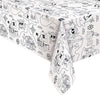 White Coloring Paper Ahoy Pirate Table Cover (54"x84") 1 Count - Perfect for Kids Parties and Enjoyable Mealtime