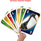 Mattel Games Giant UNO Jurassic World Domination Card Game for Kids & Game Night, Oversized Cards & Customizable Wild Cards