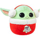 Squishmallows Original 12in Star Wars Holiday Grogu with Stormtropper Cookie Plush (Medium-Sized)