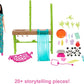 Barbie Careers Playset, Baby Panda Care & Rescue Set with Vet Fashion Doll, 2 Color-Change Pandas & 20+ Accessories