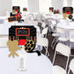 Big Dot of Happiness Red Carpet Movie Night - Premium Table Centerpiece Set, Double-Sided Printed Cardstock Toppers, Celebration Decor Kit - 35 Pieces