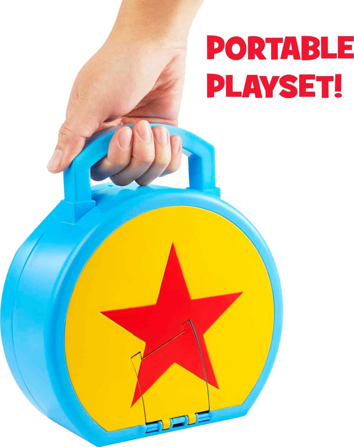Mattel Disney Pixar Minis World of Pixar Playset Multiple Movies for Storytelling and Portable Play, Includes Mini Mr. Incredible Figure, Folds up,