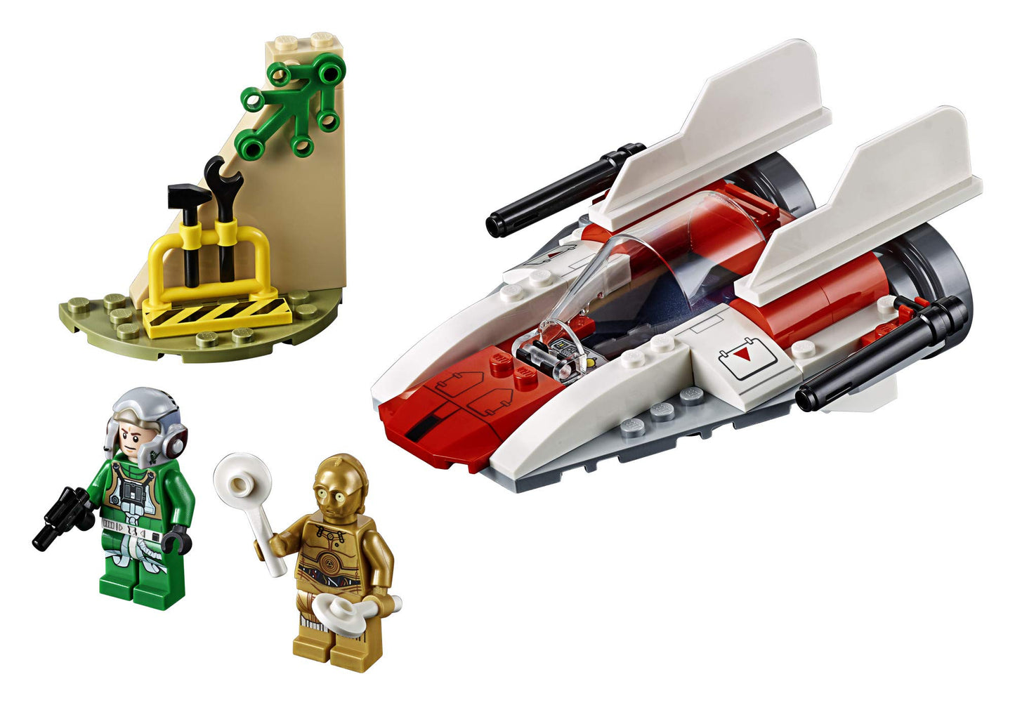 LEGO Star Wars Rebel A Wing Starfighter 75247 4+ Building Kit (62 Pieces)