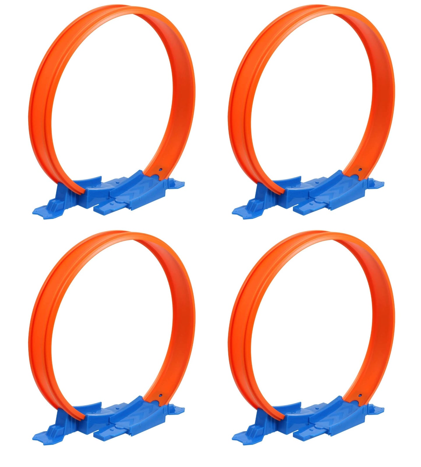 Hot Wheels Tracks Expansion Packs Track Pieces & Connectors (Loop) 4 Pack