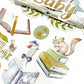Paper House Productions Die-Cut Dimensional & Foil Accent Scrapbook Sticker Sheet - Sweet Baby, 3-Pack