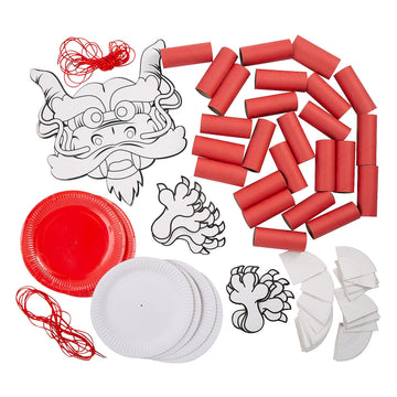 Fun Express Hanging Lunar New Year Dragon Craft Kit - Makes 1