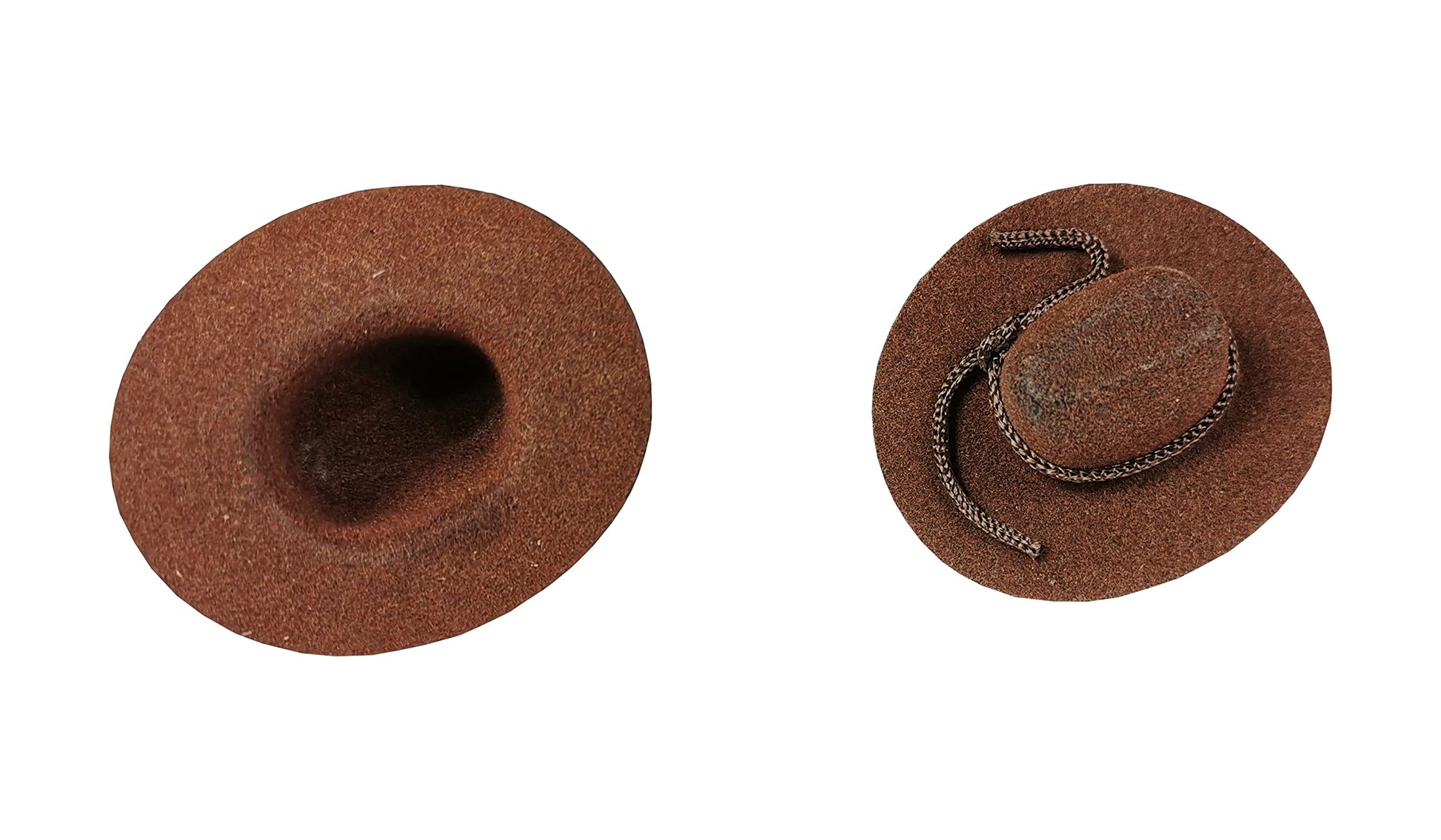 CalCastle Craft 12pcs Mini Cowboy Hat Western Wedding Favors Decoration 2" Brown