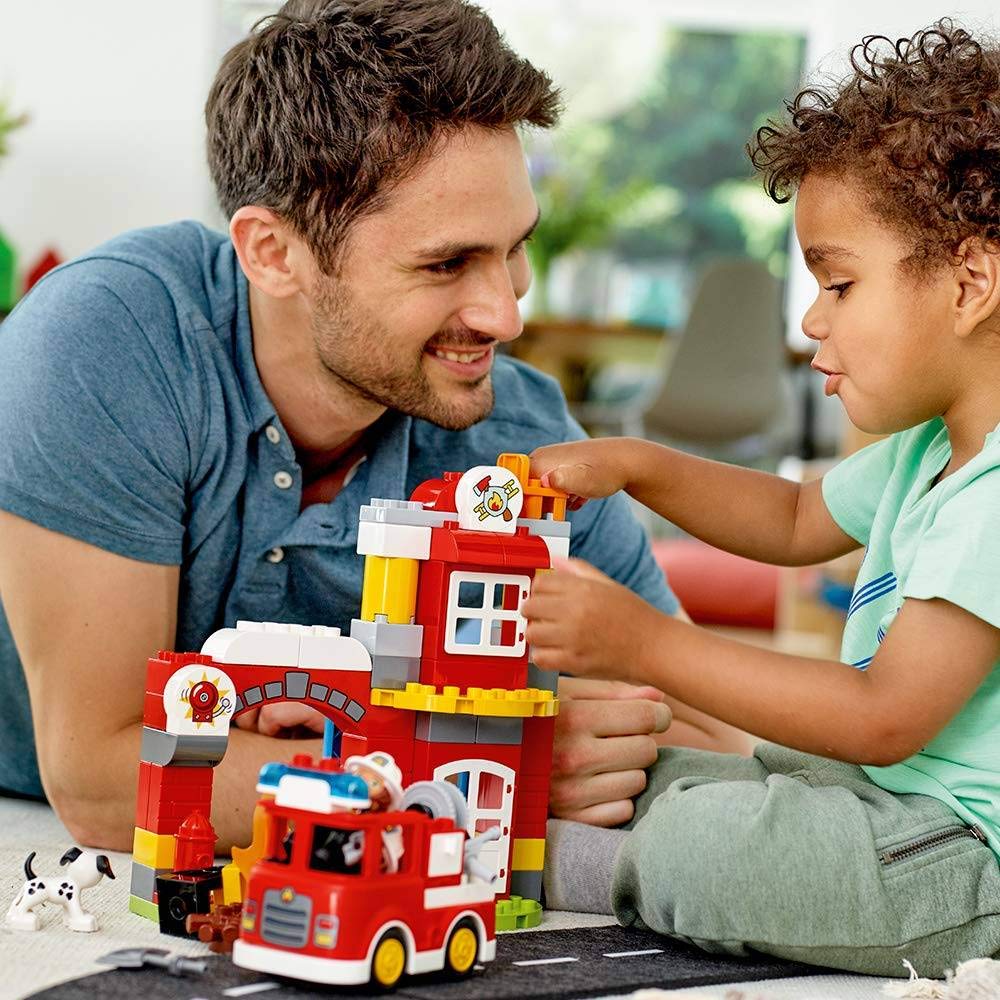 LEGO DUPLO Town Fire Station 10903 Building Blocks (76 Pieces)