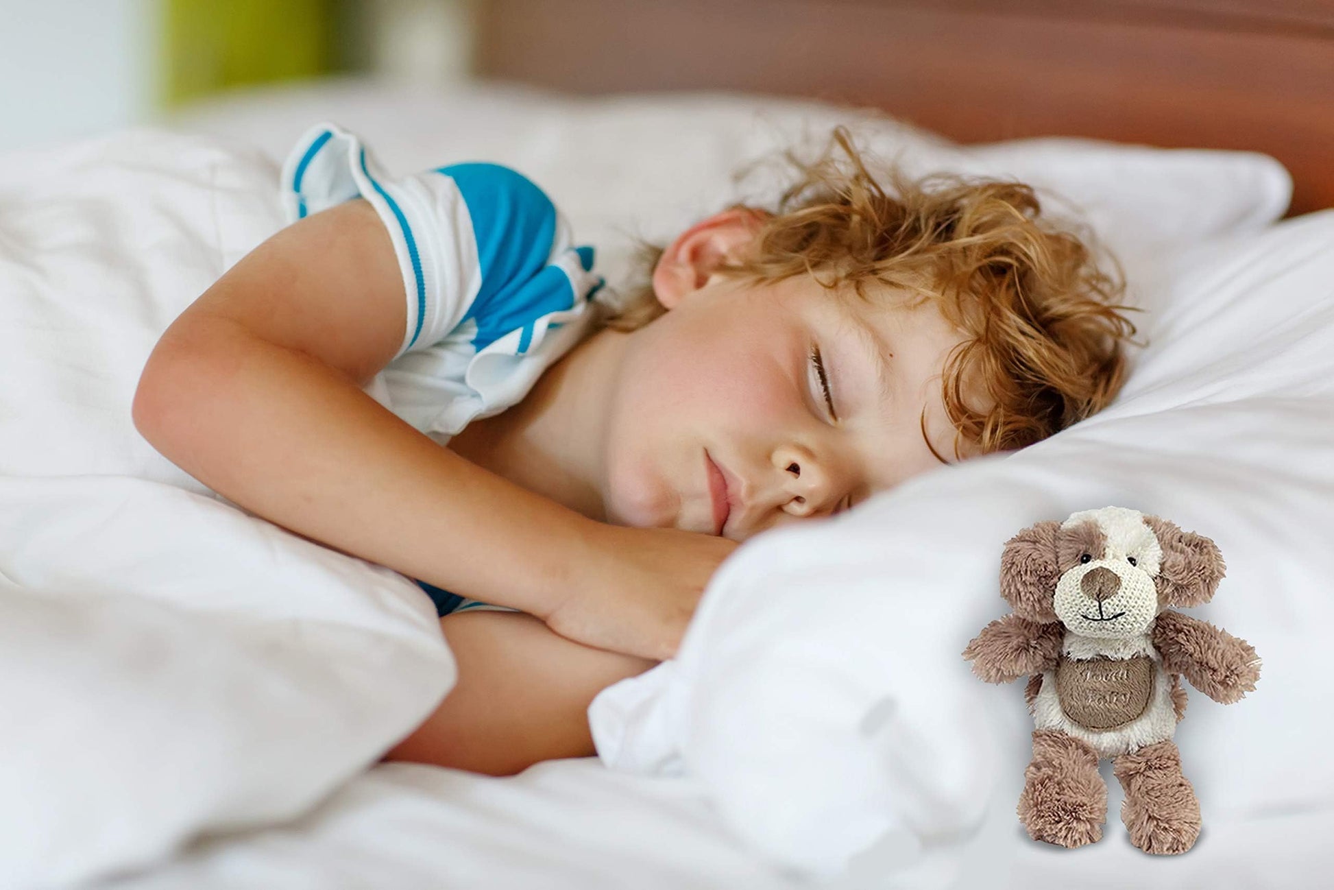 Maison Chic - Tooth Fairy Pillow Max the Puppy Dog Stuffed Animal Plush Doll with Pocket | Perfect Loose Tooth Gift for Son, Grandson, Stepson or