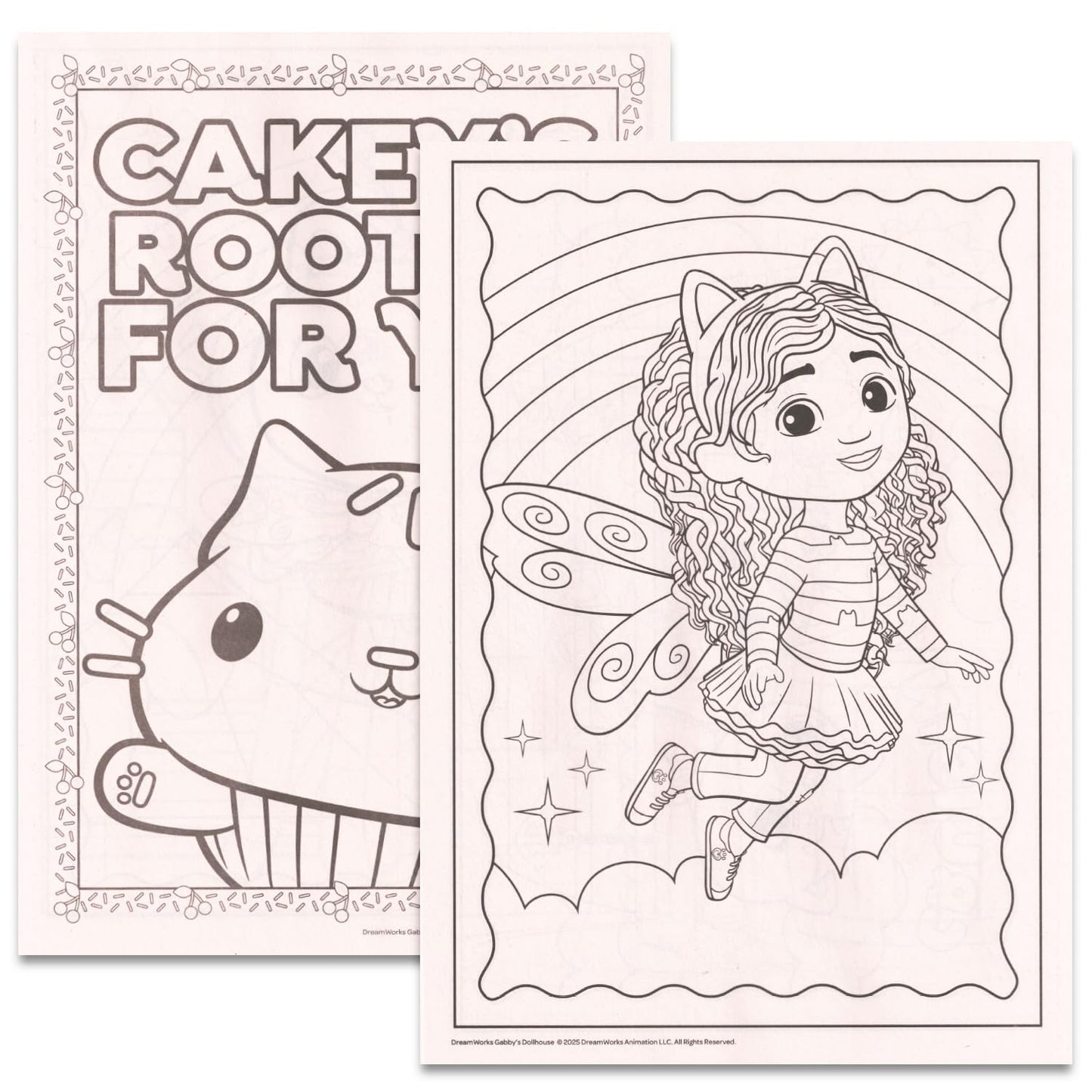 DreamWorks Gabby's Dollhouse Coloring Book Set for Girls - Bundle with 3 Gabbys Dollhouse Activity Books with Coloring Pages, Activities, Games