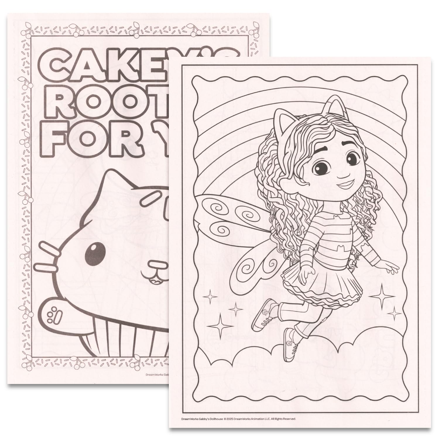 DreamWorks Gabby's Dollhouse Coloring Book Set for Girls - Bundle with 3 Gabbys Dollhouse Activity Books with Coloring Pages, Activities, Games
