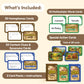 The Fidget Game Word Quest, Vocabulary Building Flash Card Game, Grades 3-5