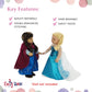 Emily Rose 18 Inch Doll Princess Costume Set 6-PC | 2 Complete Fairytale Outfits with Shoes - Compatible with American Girl, Our Generation, My Life