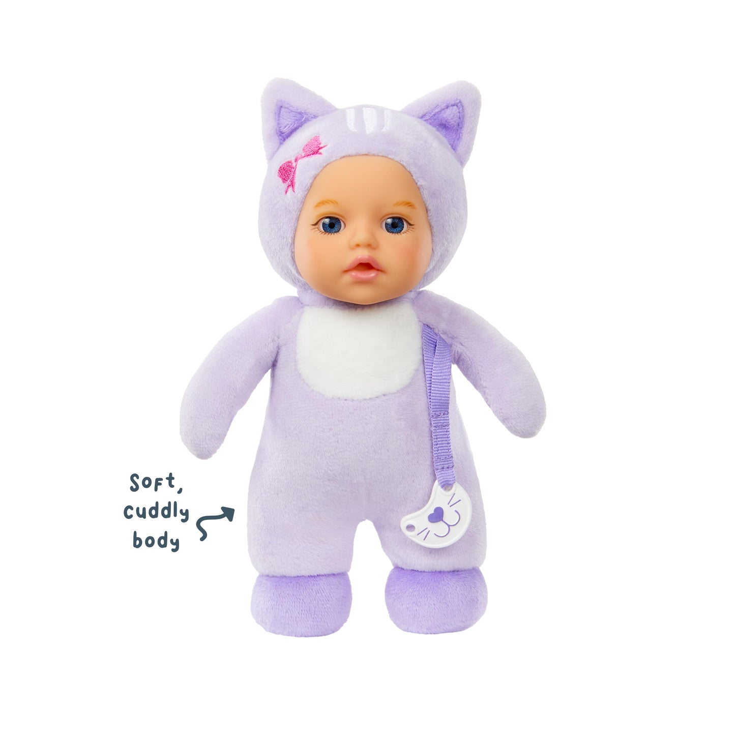 Baby Born Cozy Cuties Soft Baby Doll- Cat & Bunny 2-Pack, Plush Baby Doll for Newborn Babies Ages 0 & Up