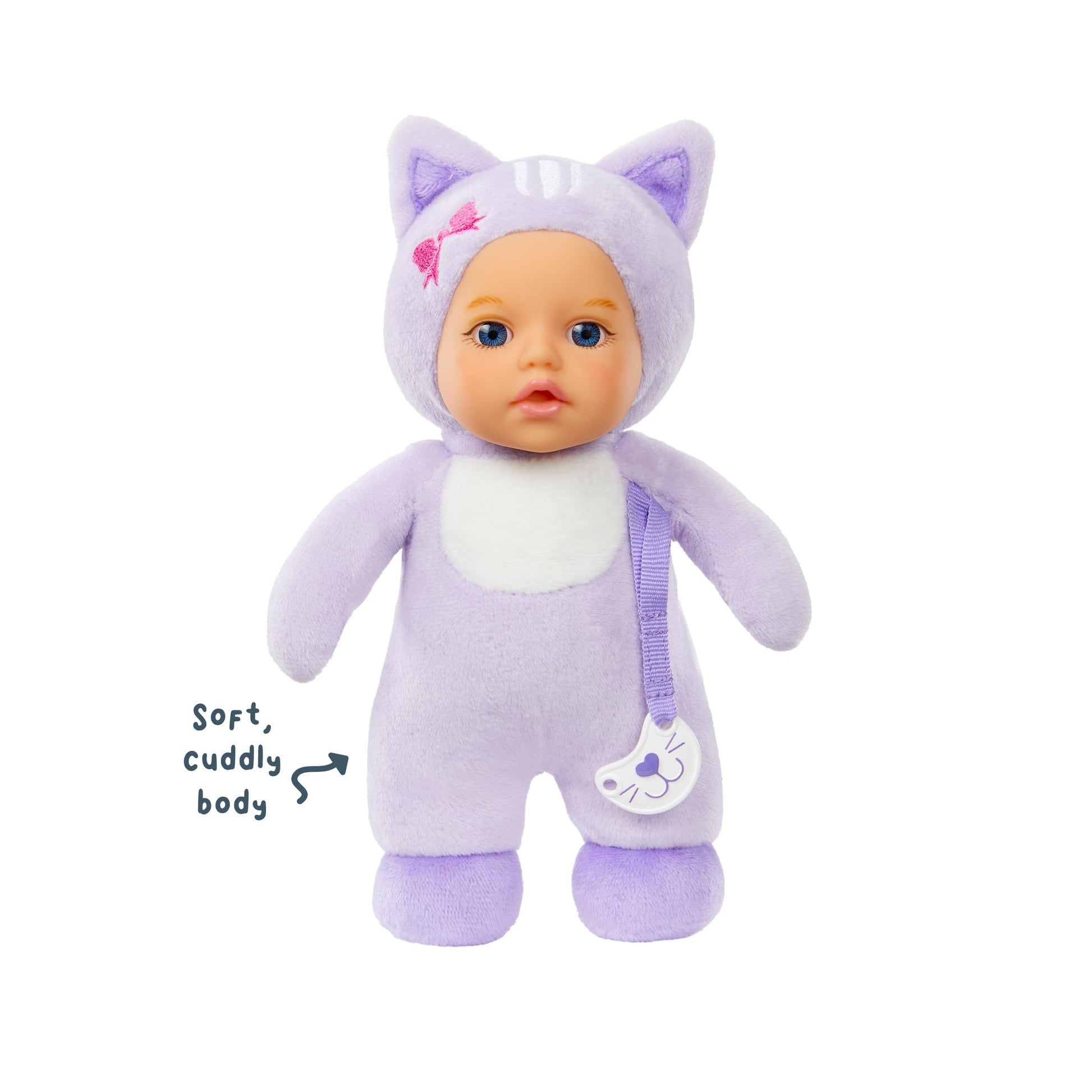 Baby Born Cozy Cuties Soft Baby Doll- Cat & Bunny 2-Pack, Plush Baby Doll for Newborn Babies Ages 0 & Up