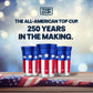 Top Cup Americana Cup | 20 oz Reusable Aluminum Party Cups 20 Count | Durable, Reusable & Recyclable, Made in USA