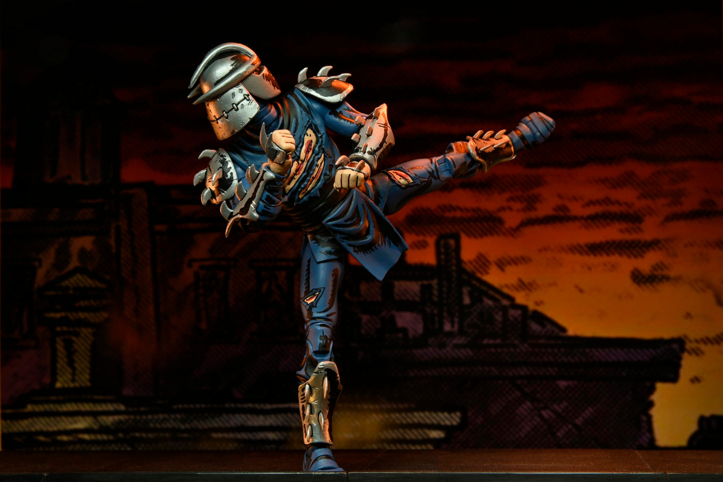 NECA TMNT Mirage Battle Dam Shredder 7" Scale Action Figure