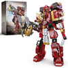 HIGH GODO Holy Angel Mech Robot Transforming Building Blocks Set for Adults, Warrior Justice Hero Mech Model Building Kit, Cool Creative Robots Toys