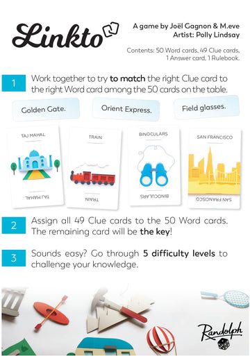 Linkto Travel | Trivia Game for Teens and Adults | Ages 10+ | 1 to 10 Players | 30 Minutes