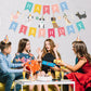 PANRRPERS Dog Themed Banner Happy Birthday Banner Backdrop Colorful Decoration Kids Baby Dog Birthday Party Supplies