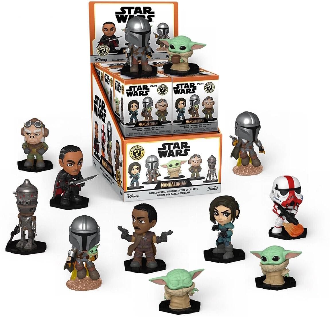 Funko Mystery Mini: The Mandalorian - 12 Pack Bundle Vinyl Figures