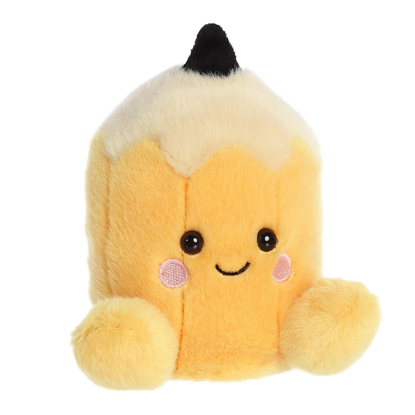 Aurora® Adorable Palm Pals™ Tike Pencil™ Stuffed Animal - Pocket-Sized Play - Collectable Fun - Yellow 5 Inches