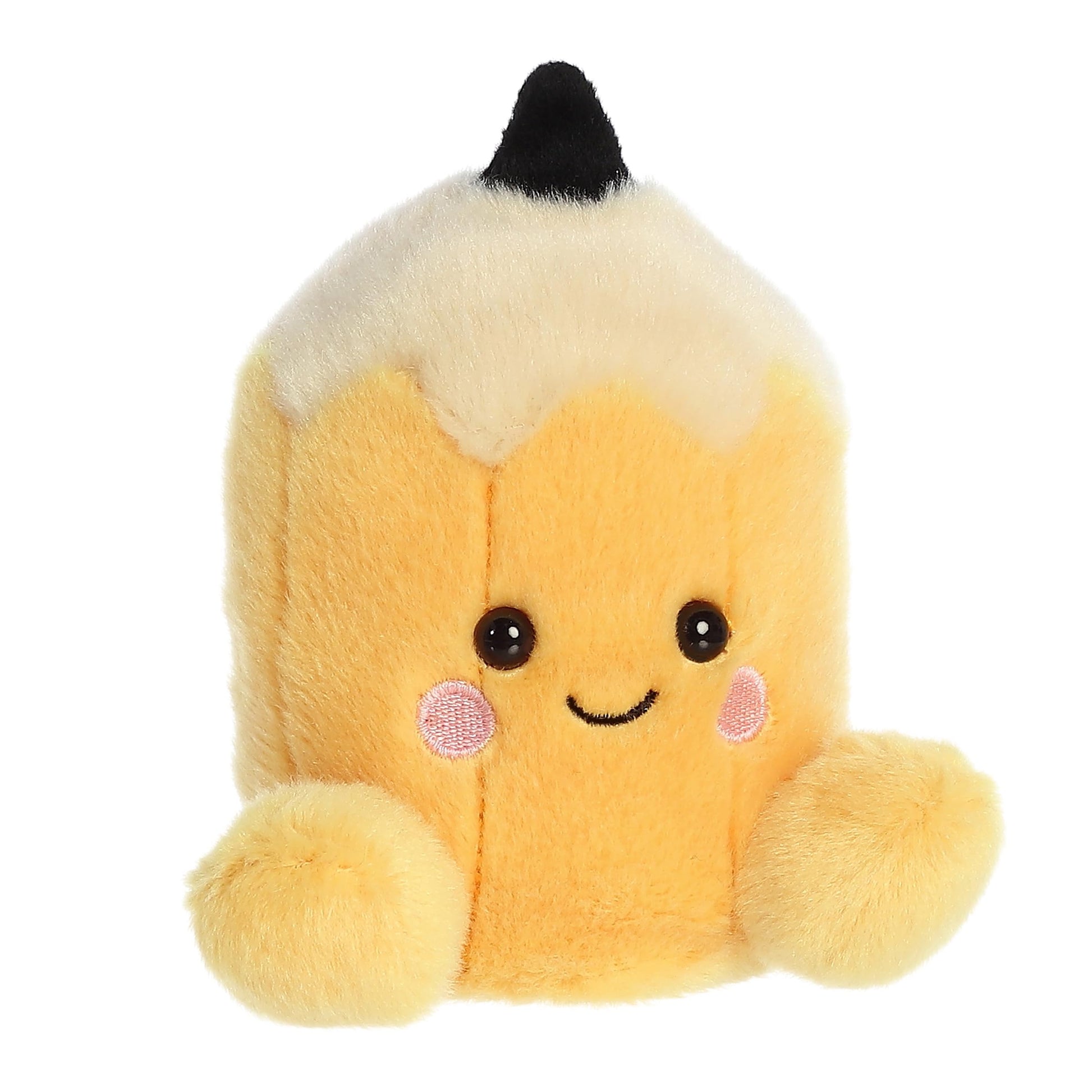 Aurora® Adorable Palm Pals™ Tike Pencil™ Stuffed Animal - Pocket-Sized Play - Collectable Fun - Yellow 5 Inches
