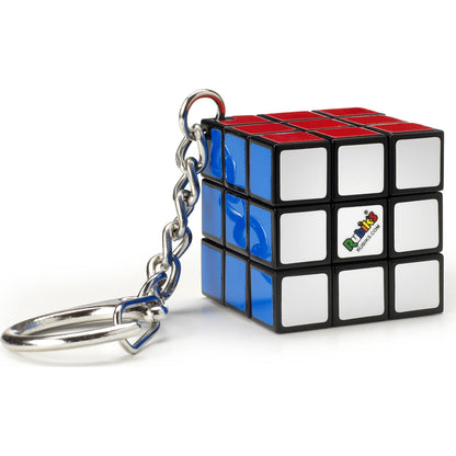 Rubik's Cube 3 x 3 Key Ring - Colourful Puzzle Game Rubik's - Mini Puzzle 3x3 Orginial Colour Matching - Classic Cube Problem Solving - Mini Version