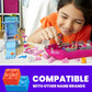 MEGA Barbie Kids Building Toy Set, Malibu Dream Boat with 317 Pieces, 2 Micro-Dolls and Accessories, Pink, Ages 6+ Years