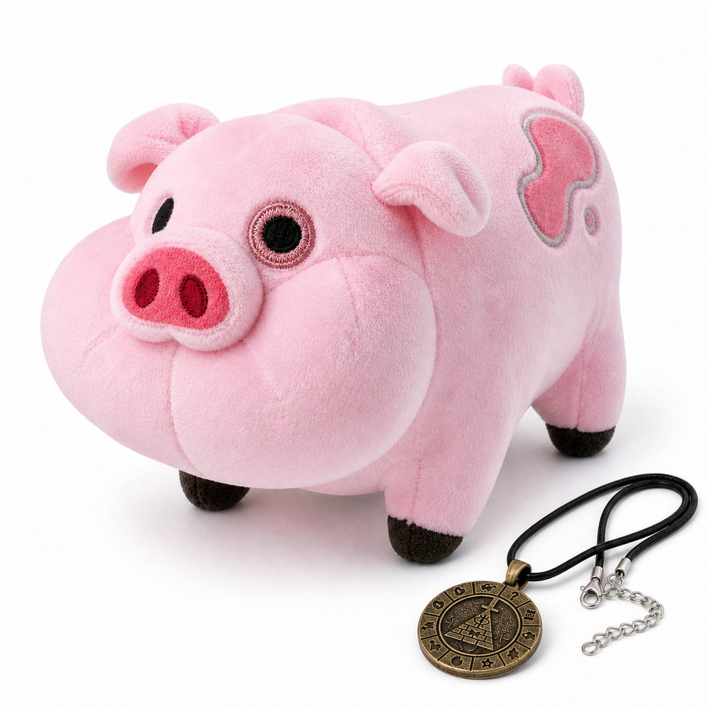 EIKOU Gravity Falls Waddles Pig Mabel Barfing Plushes Dolls Kids Toy 7" ?Comes with Pendant?