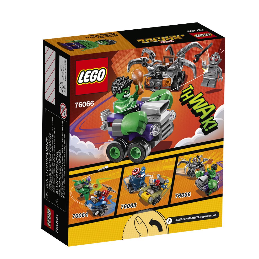 LEGO Super Heroes Mighty Micros: Hulk vs Ultron 76066 Building Kit (80 Piece)