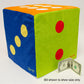 12" Large Foam Fuzzy Dice for Indoor or Outdoor