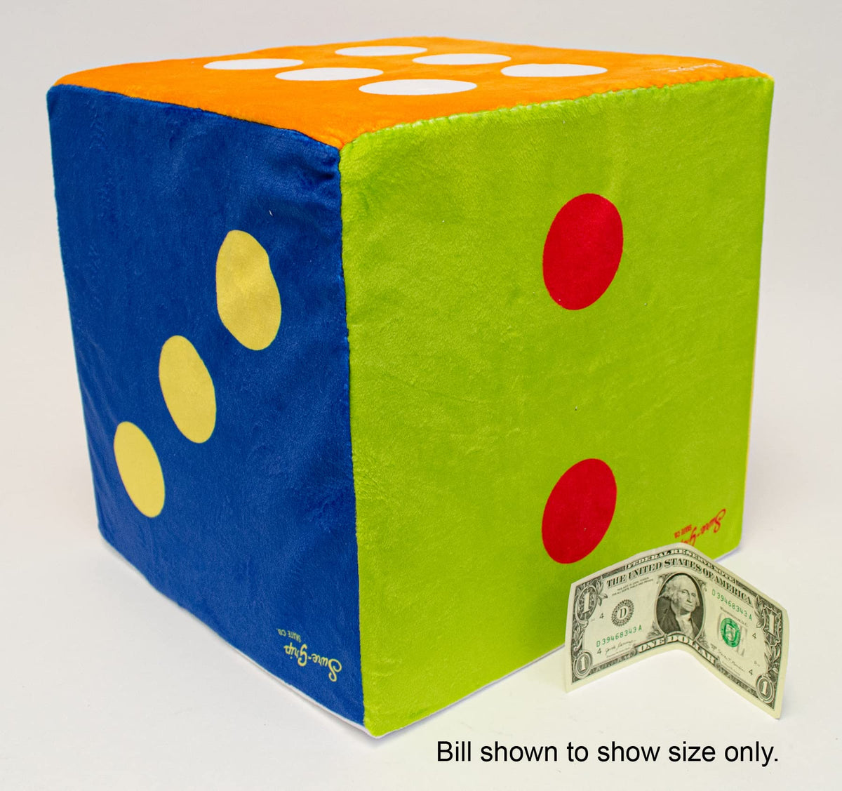 12" Large Foam Fuzzy Dice for Indoor or Outdoor