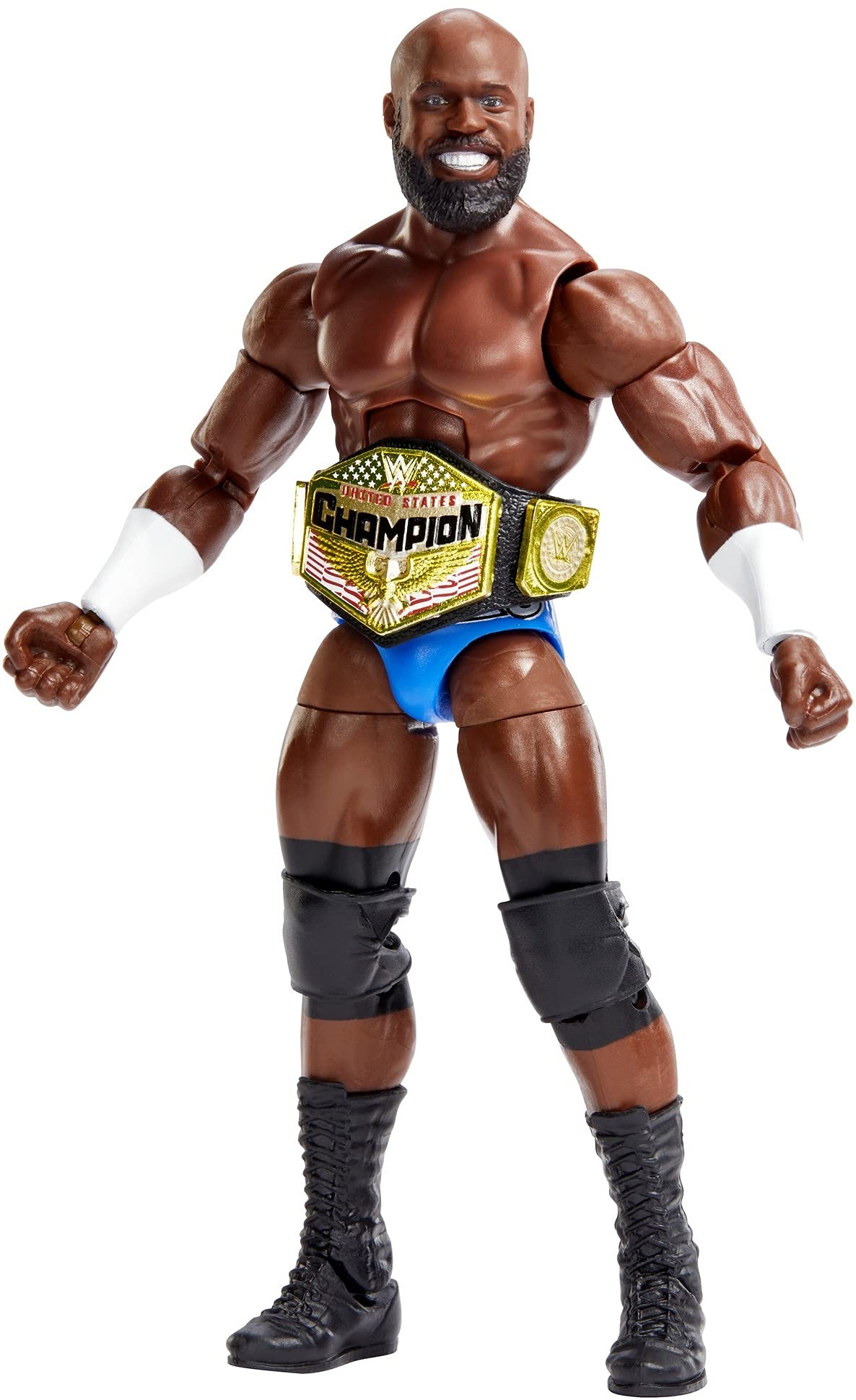 WWE MATTEL Apollo Crews Elite Collection Series 87 Action Figure 6 in Posable Collectible Gift Fans Ages 8 Years Old and Up