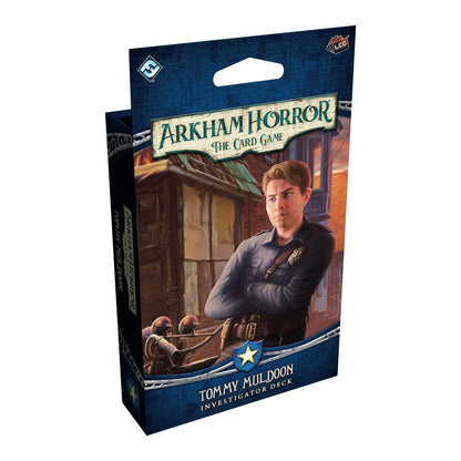 Asmodee Arkham Horror: The Card Game Tommy Muldoon Investigator Deck - Guardian Role Deck with Pre-Built Cards & Upgrade Options, Ages 14+, 1-4