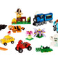 LEGO Classic Medium Creative Brick Box 10696 Building Toy Set - Featuring Storage, Includes Train, Car, and a Tiger Figure, and Playset for Kids