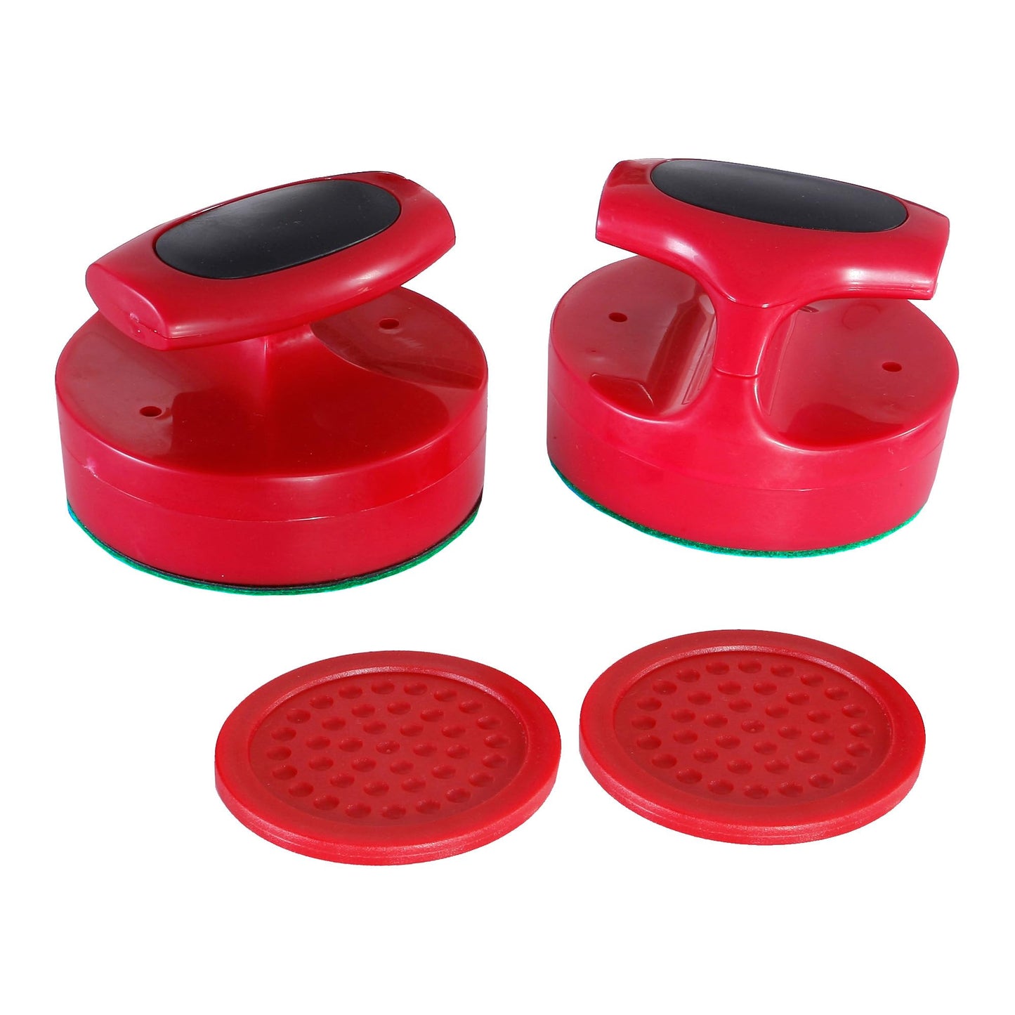 Hathaway Pro-Series Air Hockey Pucks and Strikers Set for Family Game Room - with Ergonomic 4-in Strikers, 3-in ABS Pucks, Felt Bottoms
