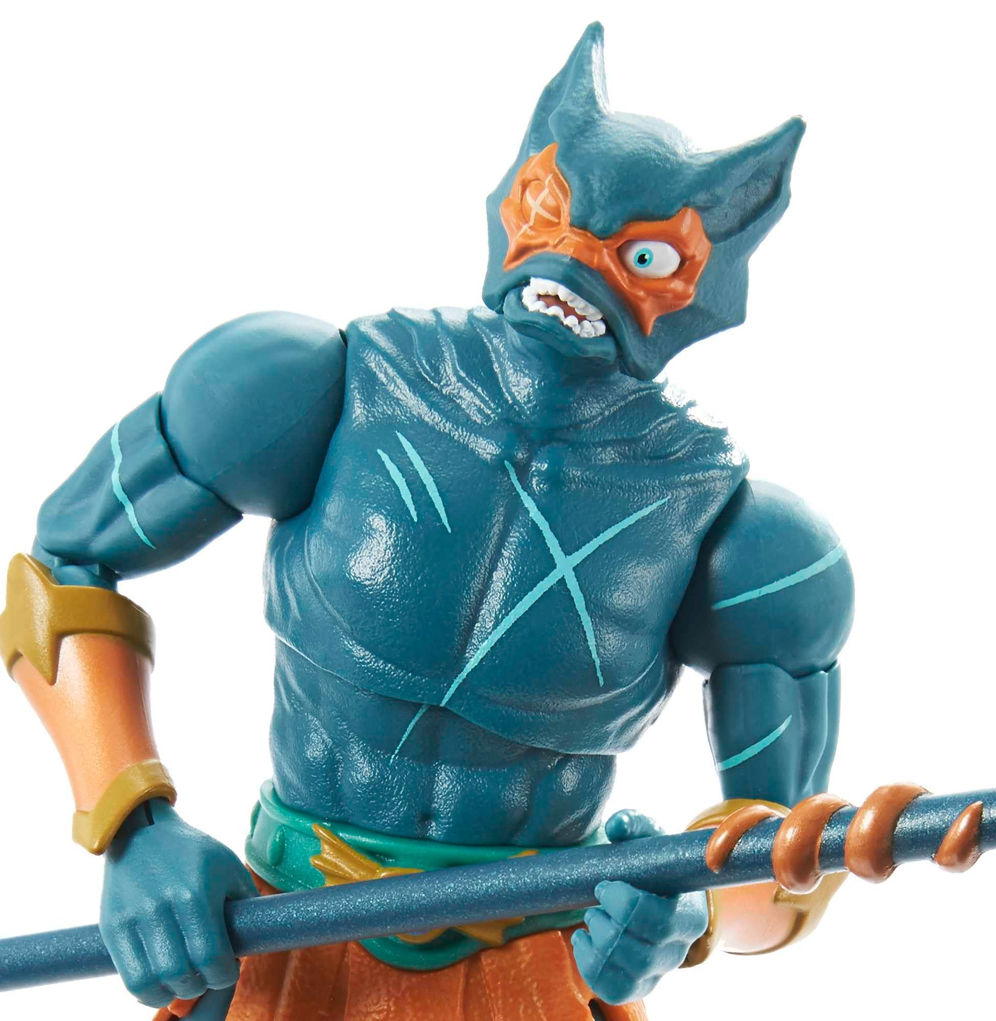 Masters of The Universe Masterverse Collection, Mer-Man, 7-in Motu Battle Figures for Storytelling Play and Display, Gift for Kids Age 6 and Older