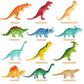 Yeonha Toys Dinosaur Figure, 7 Inch Jumbo Dinosaur Toy Playset(12 Pack), Safe Material Assorted Realistic Dino, Vinyl Plastic Dino Set Party Favors