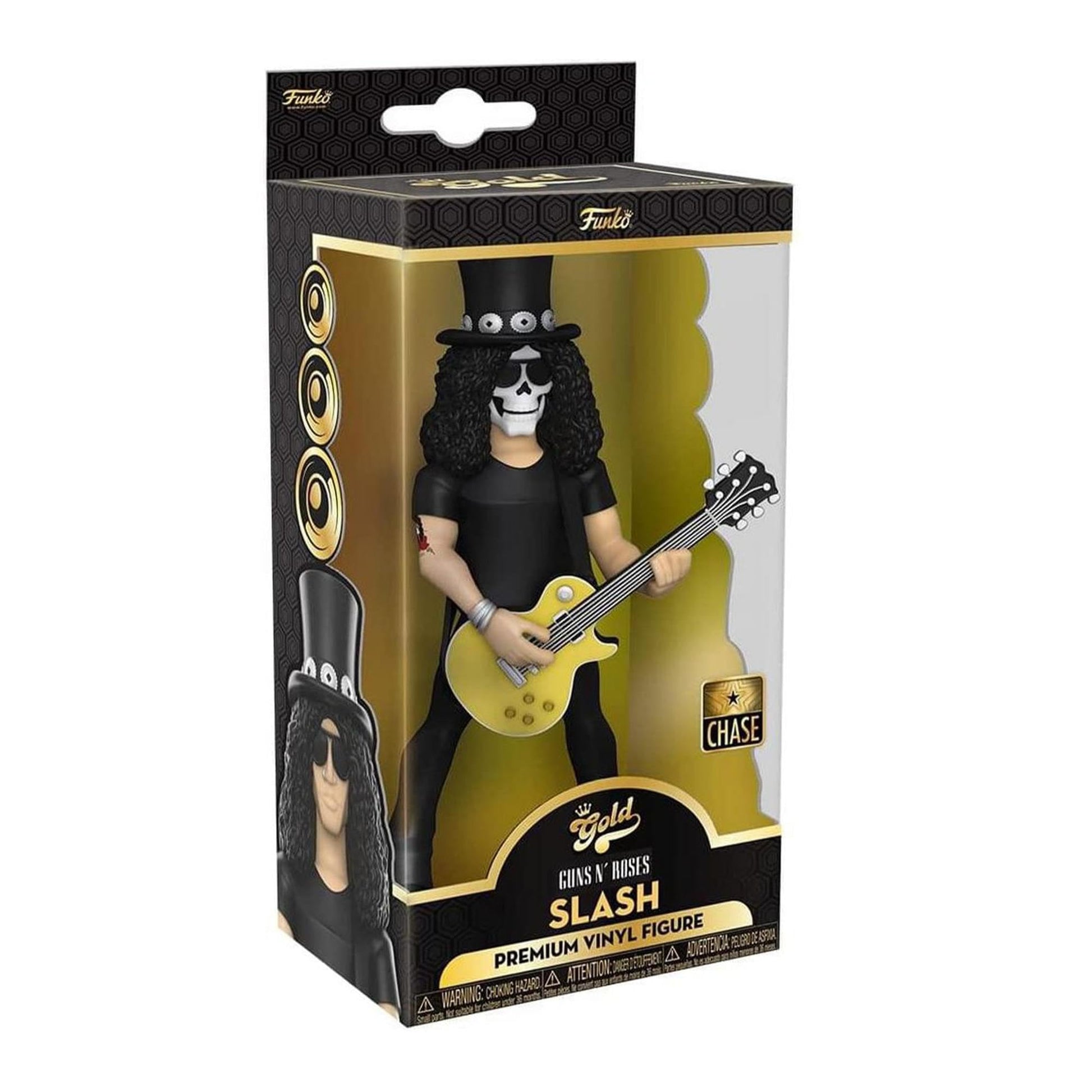 Funko GNR Guns N Roses Gold 5 Inch Vinyl Figure | Slash Chase