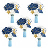 24 Pcs Twinkle Small Star Centerpiece Sticks for Baby Shower Star Table Toppers Birthday Party Decoration Cake Topper Moon Decoration Glitter