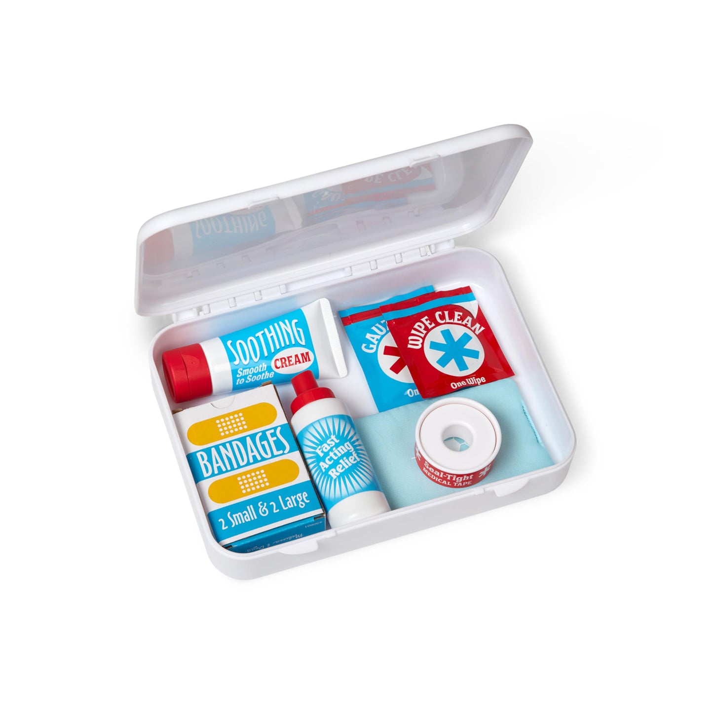 Melissa & Doug Get Well First Aid Kit Play Set - 25 Toy Pieces